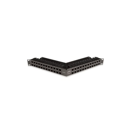 Siemon 48-PORT PANEL 110-MOD 8W8P UTP, T568A/B CAT6A Z-MAX SERIES Z6A-PNL-U48K